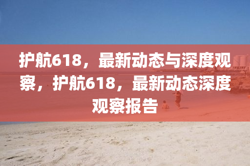 護航618，最新動態(tài)與深度觀察，護航618，最新動態(tài)深度觀察報告山東水清源環(huán)?？萍加邢薰? class=