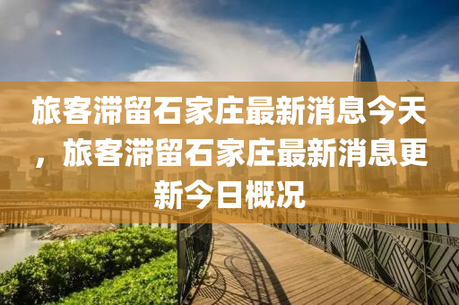 旅客滯留石家莊最新消山東水清源環(huán)?？萍加邢薰鞠⒔裉欤每蜏羰仪f最新消息更新今日概況