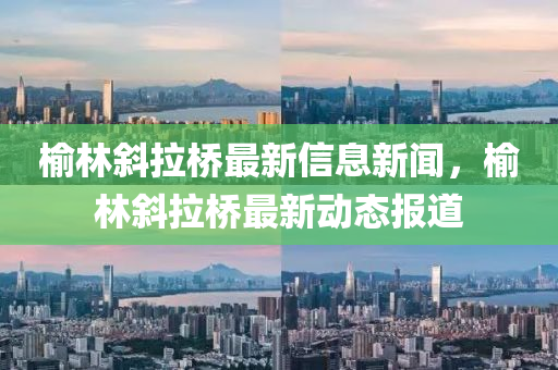 榆林斜拉橋最新山東水清源環(huán)保科技有限公司信息新聞，榆林斜拉橋最新動(dòng)態(tài)報(bào)道