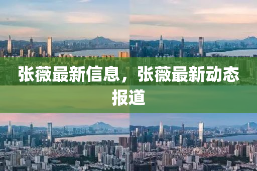 張薇最新信息，張山東水清源環(huán)保科技有限公司薇最新動(dòng)態(tài)報(bào)道