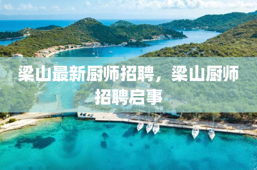 梁山最新廚師招聘，梁山廚師招聘啟事