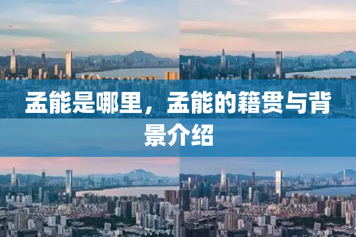 孟能是哪里，孟能山東水清源環(huán)?？萍加邢薰镜募炁c背景介紹